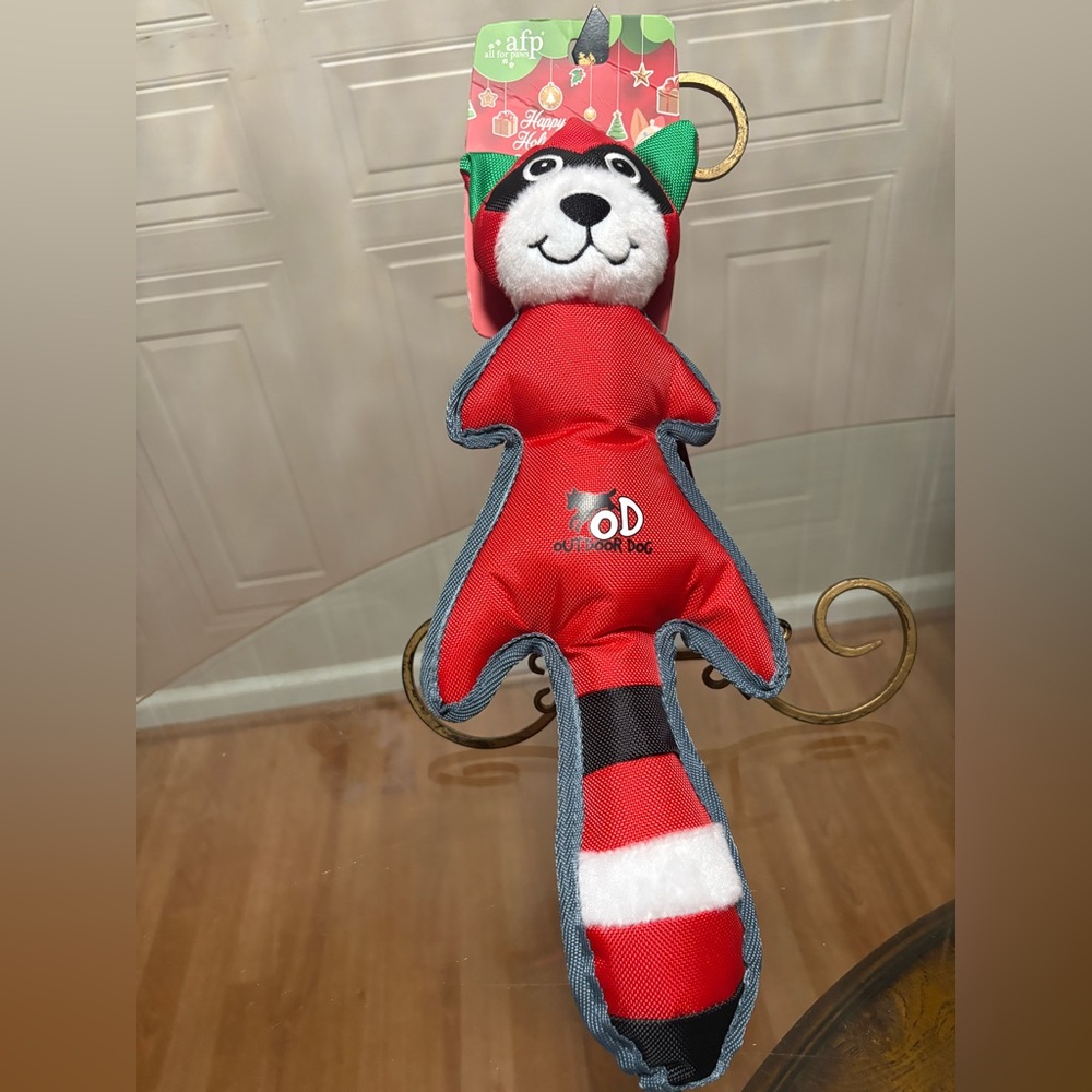 AFP   OUTDOR Durable Polyester Squeaky Dog Toy for Safe Fun, afp all forpaws 16”